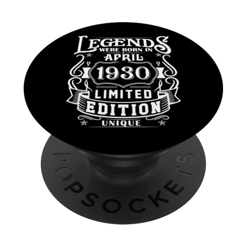 Consigue ahora Cumpleaños Abril 1930 Regalos Edición Limitada Regalo April PopSockets PopGrip Intercambiable Ofertas 2024 | regaloscumple.com