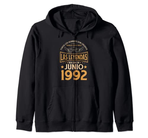 Comprar Cumpleaños Hombre Regalos Las Promoción Leyendas Junio 1992 Sudadera con Capucha Rebajas 2025 | regaloscumple.com