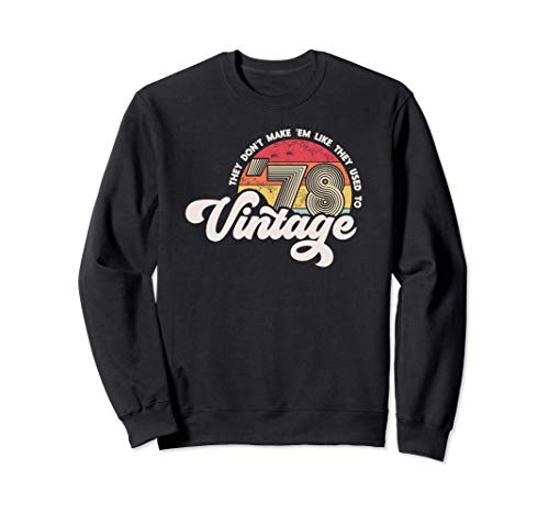 Comprar Vendimia 1978 Retro Regalo Navidad 43 cumpleaños Sudadera Ofertas 2024 | regaloscumple.com