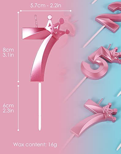 Comprar ahora Velas cumpleaños, número Rosa Velas Numeros Decoración Grande Tartas Numeros