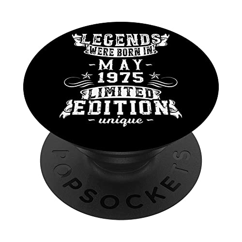 Consigue ahora Cumpleaños Mayo 1975 Edición Limitada Regalo Ideas para regalar Legend May PopSockets PopGrip Intercambiable Rebajas 2023 | regaloscumple.com