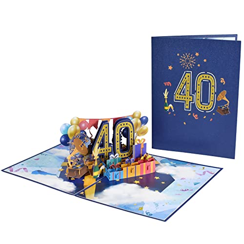 Oferta Magic - felicitación aniversario tarjeta 3D, cumpleaños años