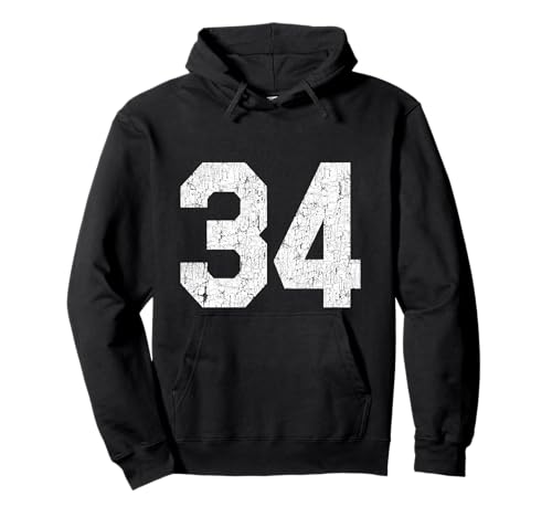 Comprar Uniforme jersey número 34 BlackFriday cumpleaños Sudadera con Capucha Ofertas 2025 | regaloscumple.com
