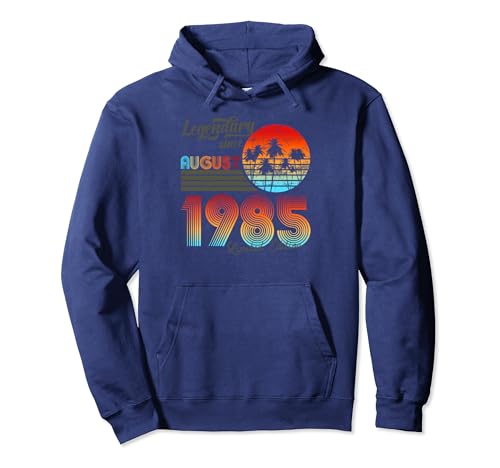 Consigue ahora Legendario cumpleaños BlackFriday desde agosto 1985 Sudadera con Capucha Rebajas 2025 | regaloscumple.com