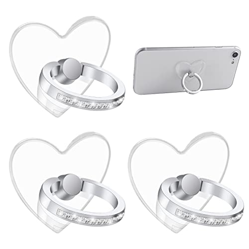 Comprar TIESOME Soporte Anillo para teléfono Celular 3 Soportes Agarre para Anillo Dedo rotación 360° Soporte Anillo teléfono 180° con Diamante Compatible con teléfonos Regalos Inteligentes Rebajas 2025 | regaloscumple.com