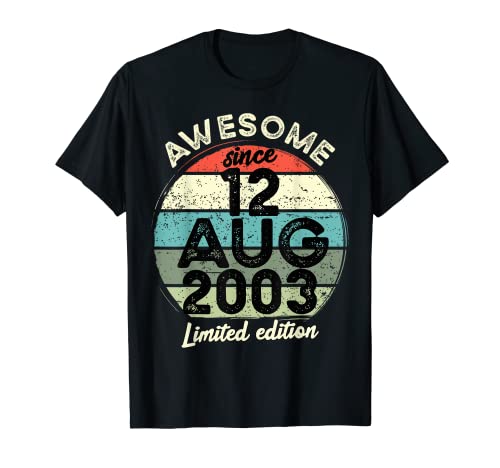 Oferta Camiseta 20 12 2003, cumpleaños
