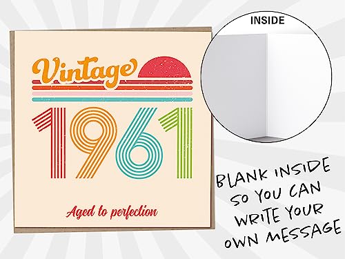 Top Precios Cumpleaños – 1961 to divertida felicitación y tarjetas mujeres, cumpleaños tarjeta
