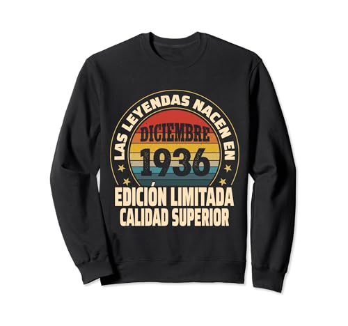 Comprar Edición Limitada Diciembre 1936 - Cumpleaños Regalos 88 Años Sudadera Top Precio 2024 | regaloscumple.com