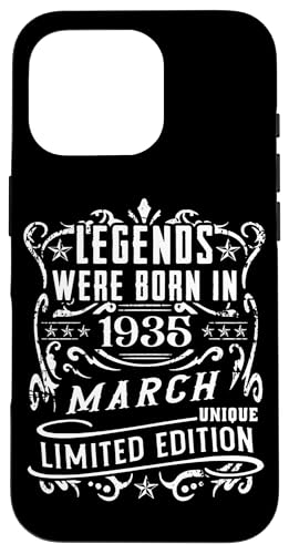 Comprar Carcasa para iPhone 16 Pro Cumpleaños Marzo Catálogo 1935 Edición Limitada Regalo March 1935 Rebajas 2024 | regaloscumple.com