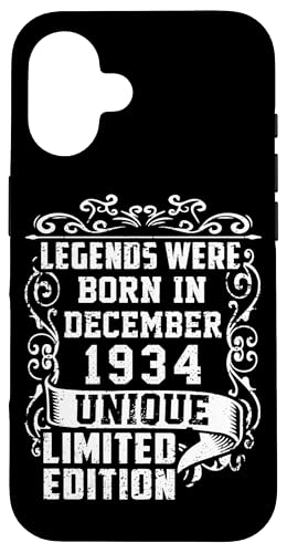 Comprar Carcasa para iPhone 16 Cumpleaños Diciembre 1934 Edición Catálogo Limitada Regalo Vintage Ofertas 2024 | regaloscumple.com