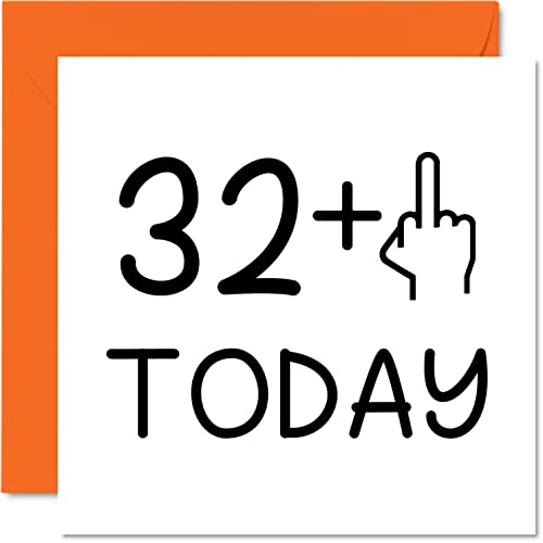 Comprar Tarjeta cumpleaños 33 años divertida mujer dedo medio tarjetas cumpleaños groseras hombres tarjetas felicitación cumpleaños 145 mm x 145 Catálogo mm tarjetas broma hija hijo hermana hermano tía tío Top Precio 2024 | regaloscumple.com