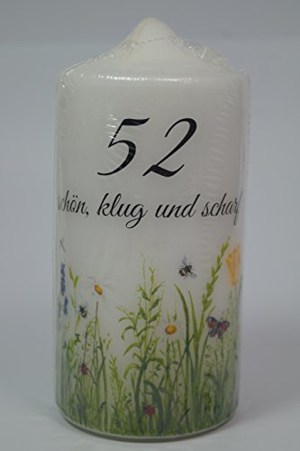 Consigue ahora Fürhapter Cumpleaños Vela Cumpleaños Vela para 52. Cumpleaños Top Precio 2023 | regaloscumple.com