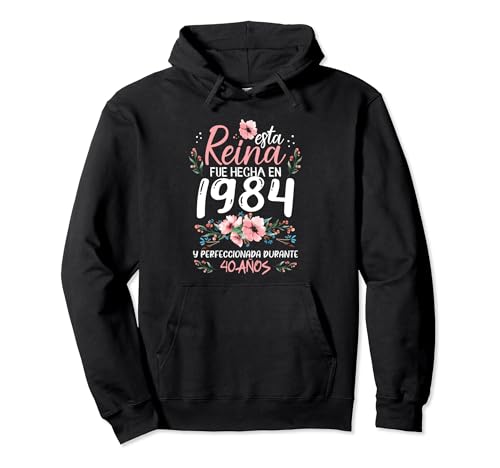 Consigue ahora 40 Años Regalo Cumpleaños Mujer Hecha En BlackFriday 1984 40 Años Sudadera con Capucha Top Precio 2024 | regaloscumple.com