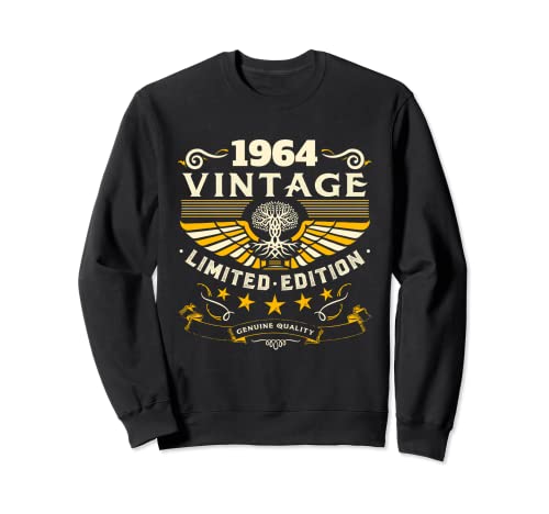 Oferta Camisetas 1964 retro, cumpleaños Sudadera