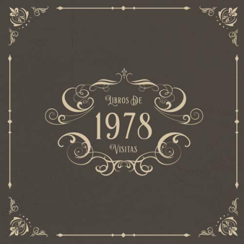 Consigue ahora 1978 Libros Visitas: Libros visitas para fiestas cumpleaños estilo vintage para que la familia y los amigos inserten saludos y mensajes | 100 Catálogo páginas Ofertas 2024 | regaloscumple.com