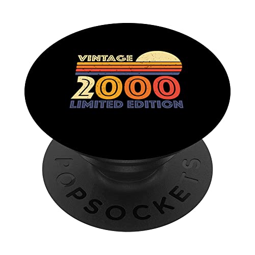 Consigue ahora 2000 Edición Limitada Cumpleaños Vintage Ideas para regalar Limited Edition PopSockets PopGrip Intercambiable Rebajas 2024 | regaloscumple.com