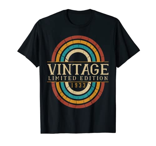 Comprar Vintage 1933 Catálogo Edición Limitada Regalo 88 Cumpleaños Camiseta Ofertas 2024 | regaloscumple.com