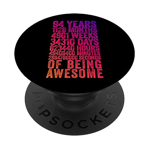 Comprar Divertida camisa cumpleaños 94 Old Meter Divertidos regalos 94 años PopSockets Promoción PopGrip Intercambiable Rebajas 2025 | regaloscumple.com