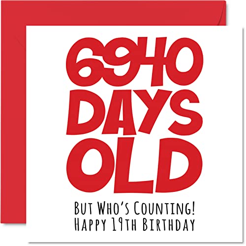 Oferta Tarjeta 19 hombres, él, 6940 edad, tarjeta 19 hermano, hijo, primo, mm 145