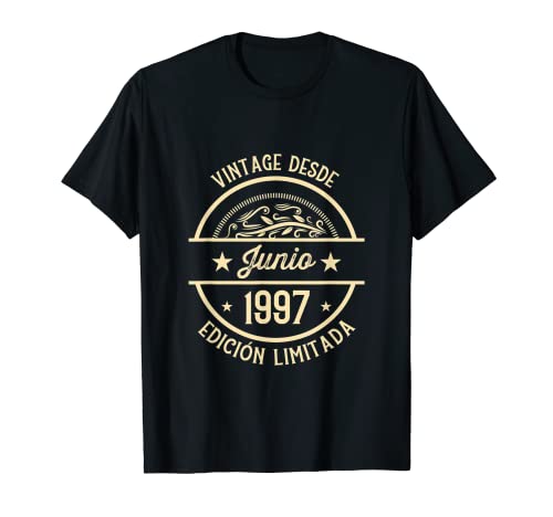 Comprar Cumpleaños Hombre Regalos Regalos Vintage Desde Junio 1997 Camiseta Rebajas 2023 | regaloscumple.com