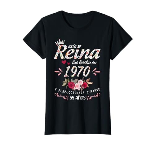 Oferta 55 Cumpleaños Hecha 1970 Cumpleaños Camiseta