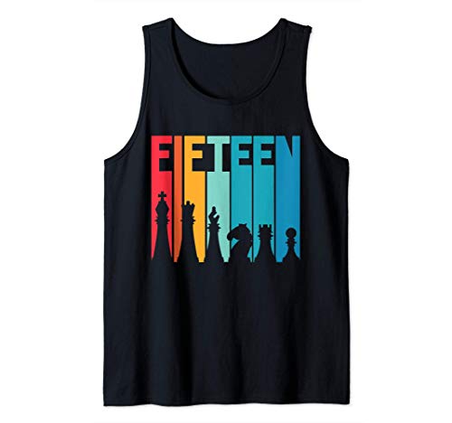 Comprar Regalo del Catálogo 15 cumpleaños ajedrez jugador ajedrez Camiseta sin Mangas Rebajas 2025 | regaloscumple.com