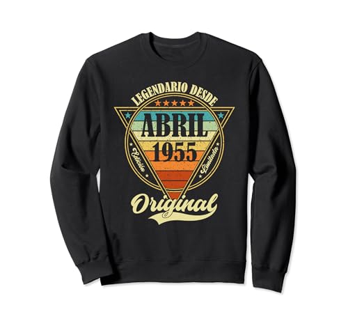 Consigue ahora Regalos 69 cumpleaños Nacido en Abril 1955 Vintage 69 años Sudadera Top Precio 2024 | regaloscumple.com