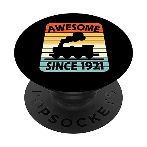 Comprar Tren BlackFriday Cumpleaños Impresionante Desde 1921 PopSockets PopGrip Intercambiable Rebajas 2024 | regaloscumple.com