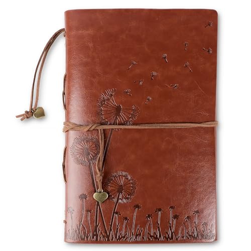 Comprar COLOFALLA Cuaderno Cuero a5 Diario Personal Vintage Cuaderno Rellenable con 80 Cumpleaños Hojas Cuaderno Viaje Regalo para Hombre Mujer Alumno Niño Rebajas 2025 | regaloscumple.com