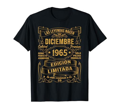 Consigue ahora Regalo Ideas para regalar Hombre 59 Años Las Leyendas Nacen En Febrero 1965 Camiseta Rebajas 2024 | regaloscumple.com
