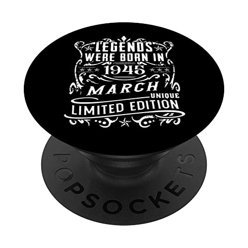 Comprar Cumpleaños Marzo 1945 Edición Limitada Regalo March Navidad 1945 PopSockets PopGrip Intercambiable Top Precio 2024 | regaloscumple.com