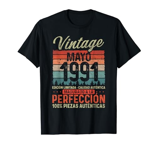 Oferta Mayo Vintage 33 Cumpleaños Camiseta