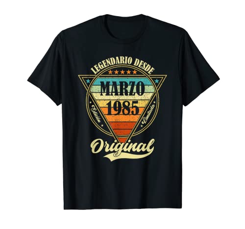 Consigue ahora 38 cumpleaños Nacido en Marzo 1985 Vintage 38 Ideas para regalar años Camiseta Ofertas 2024 | regaloscumple.com