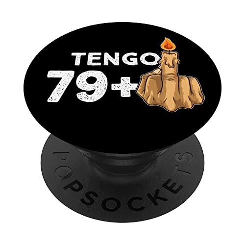 Consigue ahora 79+1 Dedo Medio Vela De Cumpleaños Para El 80º Cumpleaños PopSockets PopGrip Intercambiable Catálogo Ofertas 2025 | regaloscumple.com