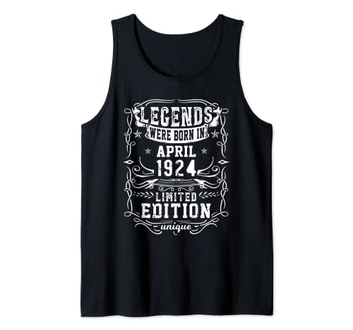 Comprar Cumpleaños Abril 1924 Edición Limitada Regalo April Camiseta Promoción sin Mangas Rebajas 2024 | regaloscumple.com
