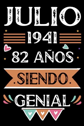 Consigue ahora CUADERNO Julio 1941 82 Años Siendo Genial: Libro visitas cuaderno 110 páginas felicitaciones idea regalo Promoción regalo Para la esposa novia mujer La madre Top Precio 2023 | regaloscumple.com