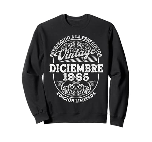 Consigue ahora Diciembre 1965 Vintage - 59 Años Ideas para regalar Regalo Cumpleaños Hombre Sudadera Ofertas 2024 | regaloscumple.com