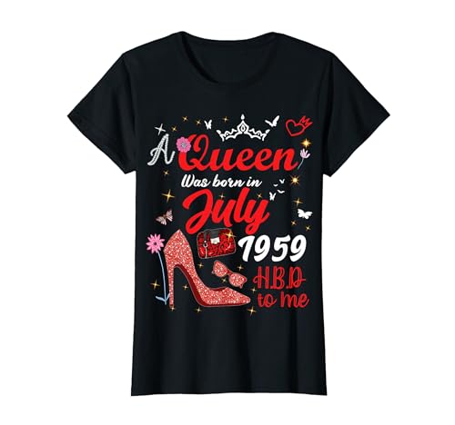 Comprar Julio Catálogo 1959 Cumpleaños Esta Reina Nació En Julio 1959 Camiseta Rebajas 2024 | regaloscumple.com