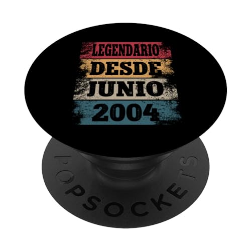 Consigue ahora Promoción Legendario Desde Junio 2004 - Cumpleaños 20 Años PopSockets PopGrip Intercambiable Rebajas 2024 | regaloscumple.com