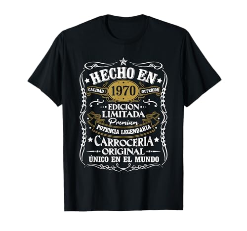 Comprar 54 Regalos Cumpleaños 54 Años Hombre Hecho en 1970 Vintage Regalo Camiseta Rebajas 2024 | regaloscumple.com