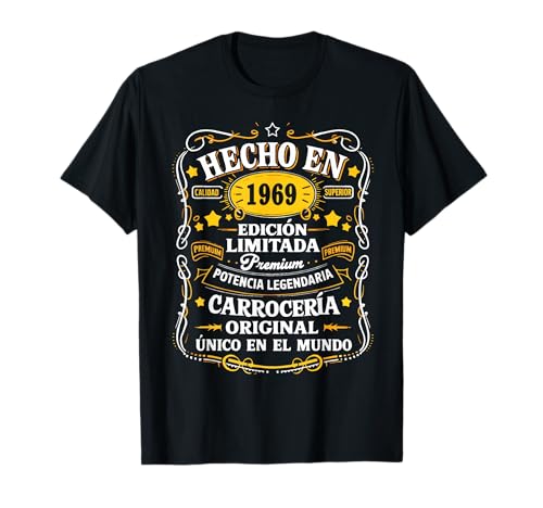 Comprar 56 Cumpleaños Hombre 56 años Cumpleaños Hecho En 1969 Regalos Camiseta Rebajas 2025 | regaloscumple.com