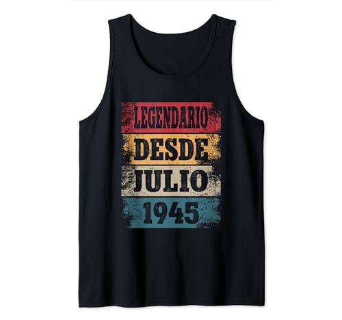 Comprar Legendario Desde Julio 1945 - Cumpleaños 79 Años Camiseta sin Mangas Cumpleaños Ofertas 2024 | regaloscumple.com