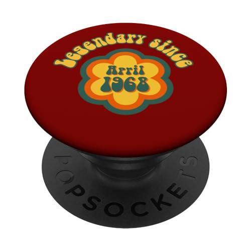 Comprar Nacido en BlackFriday abril 1968 Cumpleaños Legendario desde 1968 PopSockets PopGrip Intercambiable Top Precio 2024 | regaloscumple.com