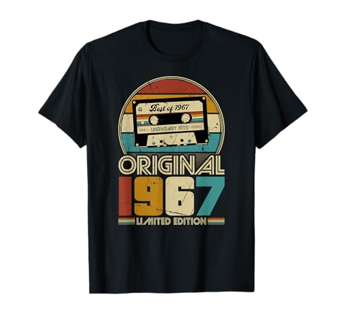 Comprar 1967 vintage cumpleaños retro edición limitada Regalos hombres mujer regalo Camiseta Ofertas 2024 | regaloscumple.com