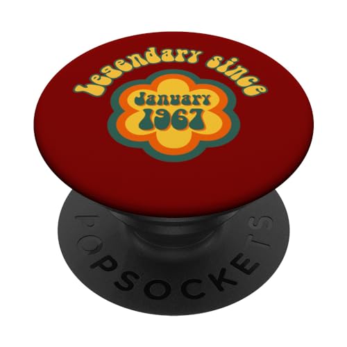 Consigue ahora Nacido Ideas para regalar en enero 1967 Cumpleaños Legendario desde 1967 PopSockets PopGrip Intercambiable Ofertas 2024 | regaloscumple.com
