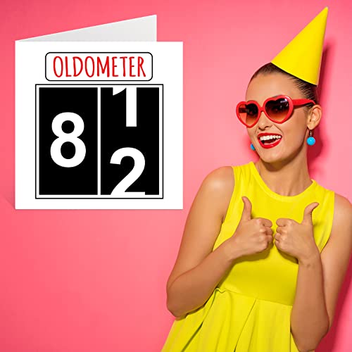 Mejores precios Divertidas tarjetas   cumpleaños 82 para hombres y mujeres  Oldometer – Tarjeta   feliz cumpleaños para papá  mamá  abuelo abuelo  niñera  abuela  tío tía  tarjetas   felicitación   145 mm x 145 mm  tarjeta   cumpleaños 82