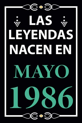 Consigue ahora Las leyendas nacen BlackFriday en Mayo 1986: Regalo cumpleaños perfecto para hombre y mujer 35 años I Cita positiva humor I Cuaderno diario libro ... I Idea original para el 35 cumpleaños Top Precio 2024 | regaloscumple.com