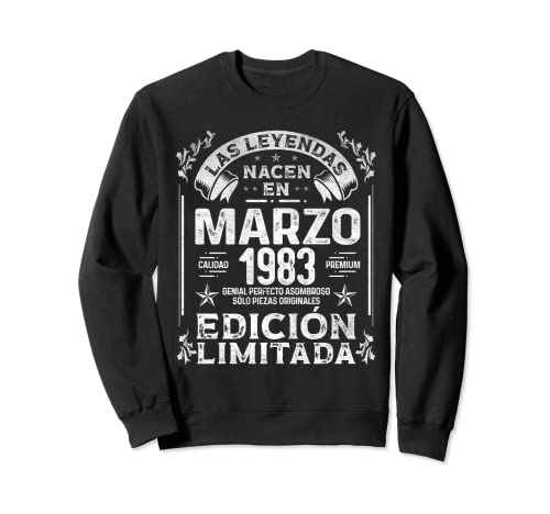 Oferta Las nacen Marzo - Años Sudadera