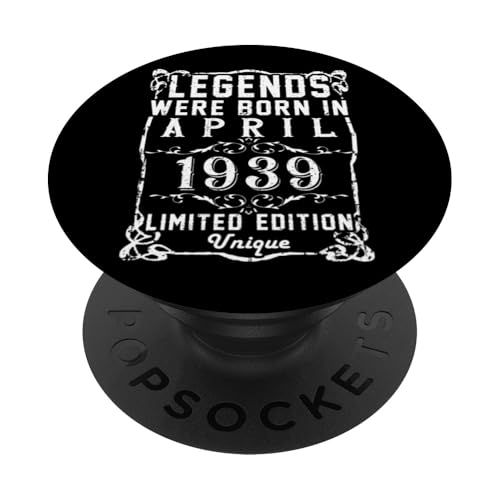 Comprar BlackFriday Cumpleaños Abril 1939 Edición Limitada Regalo April PopSockets PopGrip Intercambiable Rebajas 2023 | regaloscumple.com