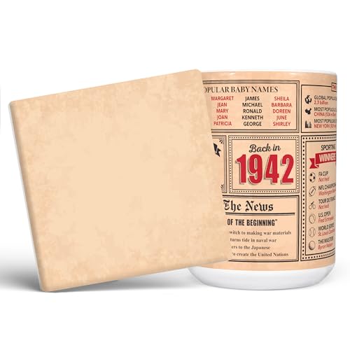 Oferta Mug - cumpleaños – vuelta 1942 este regalo y regalos mujeres, cumpleaños 81 taza